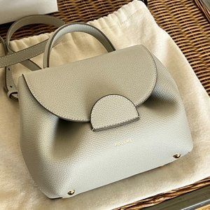Polène Bag - Numero Un - N°1 Nano - Chalk Textured Leather